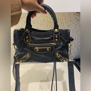 Balenciaga Metallic Edge Mini City Bag